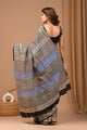 Traditional Hand Block Printed Assam Silk Saree