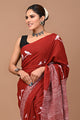 Printed Pure Cotton Mulmul Saree With Blouse