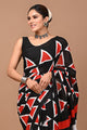 Printed Pure Cotton Mulmul Saree With Blouse