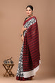 Printed Pure Cotton Mulmul Saree With Blouse