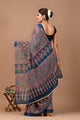 Printed Pure Cotton Mulmul Saree With Blouse