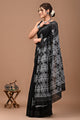 Printed Pure Cotton Mulmul Saree With Blouse