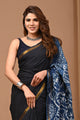 Crafted Exclusive Block Printed Assam Silk Saree