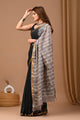 Crafted Exclusive Block Printed Assam Silk Saree