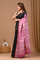 Crafted Exclusive Block Printed Assam Silk Saree