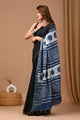 Crafted Exclusive Block Printed Assam Silk Saree