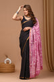 Crafted Exclusive Block Printed Assam Silk Saree