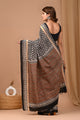 Crafts Moda Exclusive Block Printed Assam Silk Saree