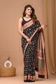 Crafts Moda Exclusive Block Printed Assam Silk Saree