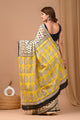 Crafts Moda Exclusive Block Printed Assam Silk Saree