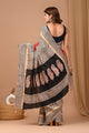 Crafts Moda Beautiful Block Printed Assam Silk Saree