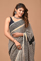 Crafts Moda Beautiful Block Printed Assam Silk Saree