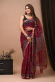 Exclusive Hand Block Printed Kota Doria Saree