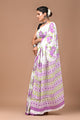 Exclusive Printed Pure Cotton Mulmul Saree With Blouse