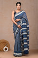 Crafts Moda Exclusive Block Printed Maheshwari Silk Saree