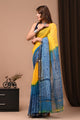 Crafts Moda Shibori Tie & Dye Kota Doria Saree With Blouse
