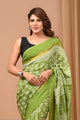 Exclusive Block Printed Assam Silk Saree