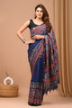 Exclusive Block Printed Assam Silk Saree