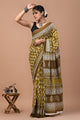 Printed Pure Cotton Mulmul Saree With Blouse