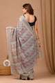 Crafts Moda Beautiful Block Printed Assam Silk Saree