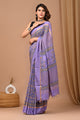 Crafts Moda Beautiful Block Printed Assam Silk Saree