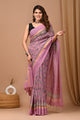 Crafts Moda Beautiful Block Printed Assam Silk Saree