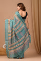 Crafts Moda Beautiful Block Printed Assam Silk Saree