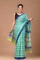 Exclusive Printed Pure Cotton Mulmul Saree With Blouse