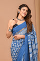 Exclusive Block Printed Assam Silk Saree