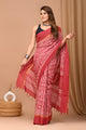 Exclusive Block Printed Assam Silk Saree