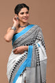 Printed Pure Cotton Mulmul Saree With Blouse