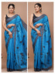 Printed Pure Cotton Mulmul Saree With Blouse