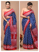 Printed Pure Cotton Mulmul Saree With Blouse