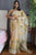 Crafts Moda's Hand Painted Organza Saree With Blouse