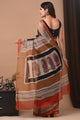 Exclusive hand Block  Printed Kota Doria Saree