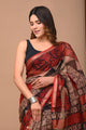 Exclusive hand Block  Printed Kota Doria Saree